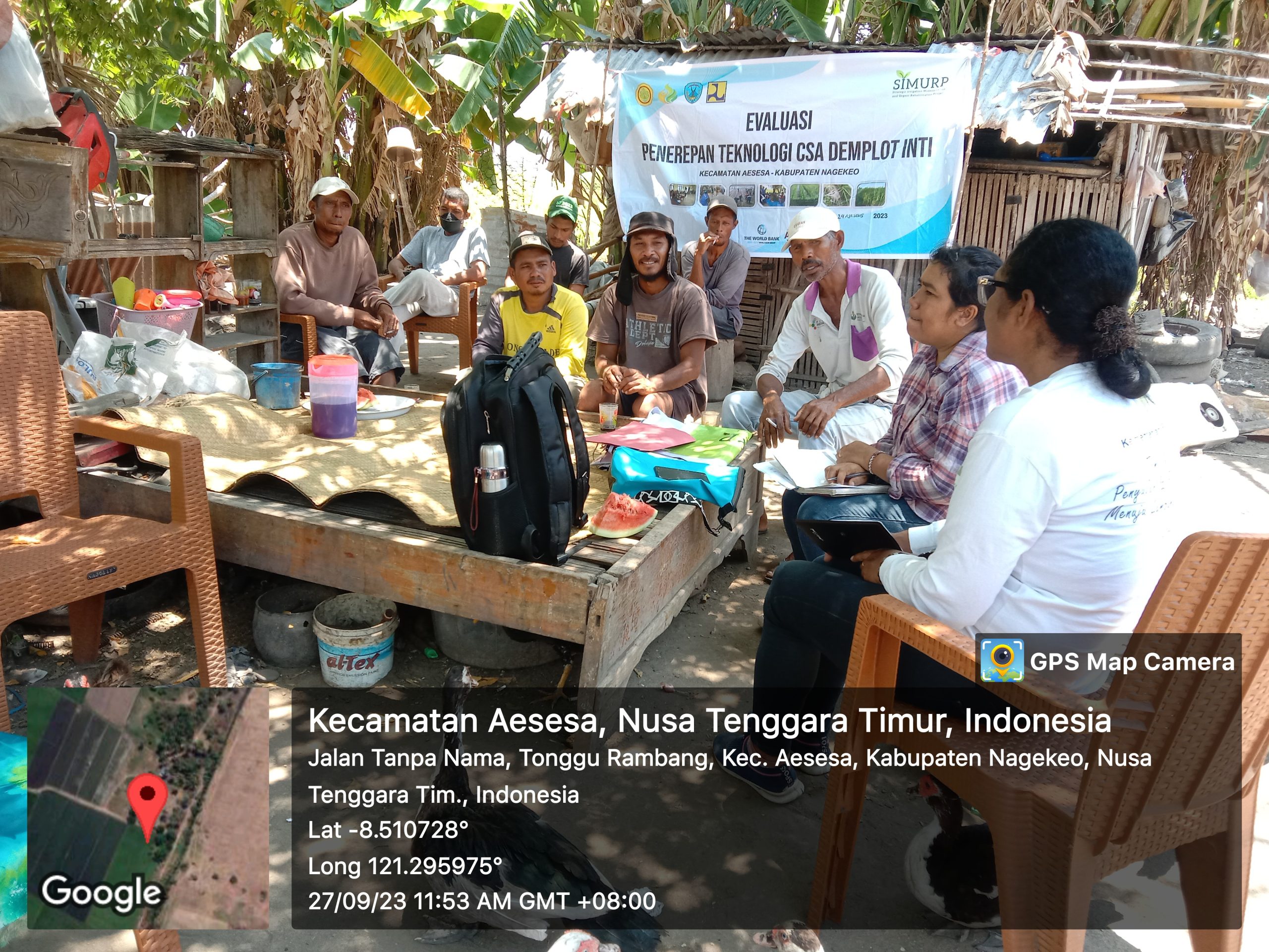 Evaluasi Penerapan Teknologi CSA Demplot Inti oleh Dinas Pertanian Kabupaten Nagekeo.